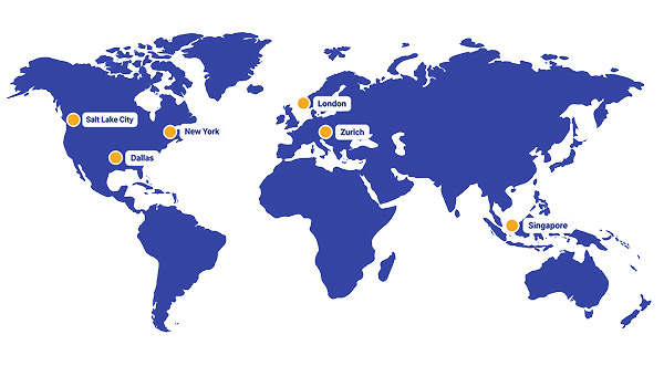 GBI vault network map
